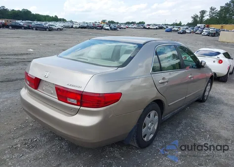 2005 Honda Accord 2.4 Lx z USA, uszkodzony, nr VIN 3HGCM564X5G700217